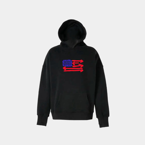 USA Minimal Flag Hoodie – هودي علم أمريكا الصغيرة