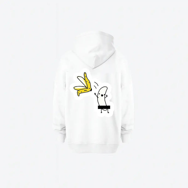 Hoodie Banana Sketch – هودي رسمة موزة مضحكة من ألياف الكربون ستريت وير