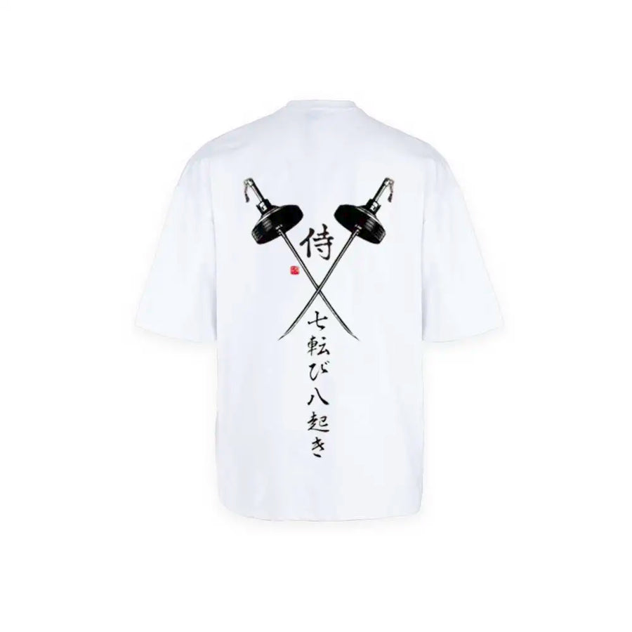Samurai Cross Swords Tee | تيشيرت سيوف ساموراي بستايل ياباني
