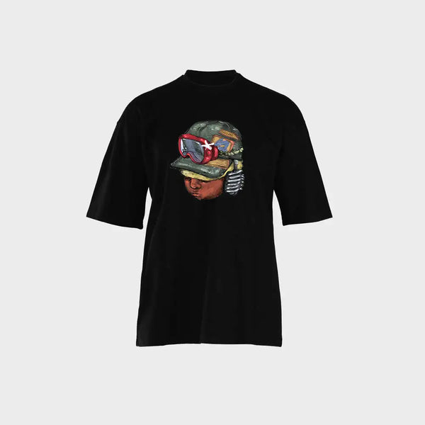 Street Rocket Print T-Shirt – تيشيرت صاروخ ستريت من NOVUS