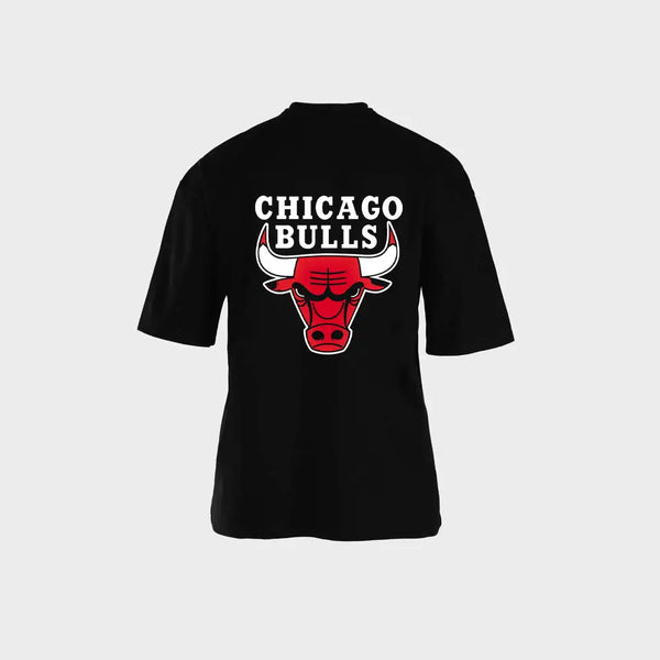 Chicago Bulls T-Shirt – تيشيرت شيكاغو بولز الأسود