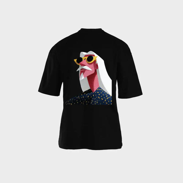 Abstract Rose Vision Tee – تيشيرت فن تجريدي